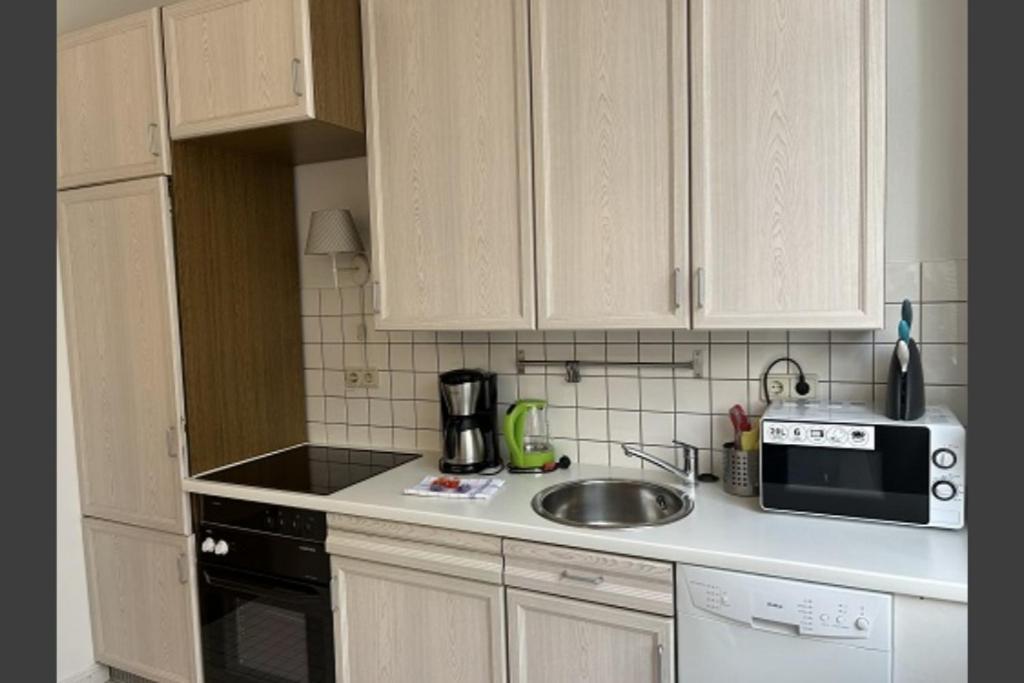 1 Zimmer-Apartment 21 Saseler Markt Erdgeschoss Amburgo Esterno foto